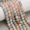Natural Morganite Beads Strands GG-G476-8mm-01-1