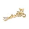 Brass Micro Pave Cubic Zirconia Pendants KK-L239-027G-2