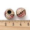 Brass Enamel European Beads FIND-E044-08G-01-3