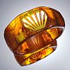 Ocean 304 Stainless Steel Resin Bangles WGF2787-02-1