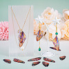 Transparent Resin Wing Pendants Set RESI-TAC0021-01D-13