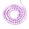 Anti-Tarnish Electroplate Glass Beads Strands GLAA-T025-4mm-10E-2