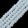 Imitation Jade Solid Color Glass Beads Strands EGLA-A034-J2mm-MD06-2