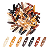  70pcs 7 colors Natural Wood Buttons FIND-NB0005-03C-1