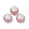 Alloy Rhinestone Clay Pave Beads ALRI-D300-03S-12-1