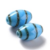 Handmade Gold Sand Lampwork Beads LAMP-F020-35B-5