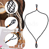 Yilisi 6Pcs Adjustable Braided Waxed Cord Macrame Pouch Necklace Making FIND-YS0001-10-3