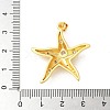 Brass Micro Pave Cubic Zirconia Pendants KK-U053-22G-3