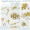 300Pcs 8 Styles Stainless Steel Split Rings STAS-BBC0008-88-6