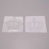 Crown Glitter Hotfix Rhinestone DIY-WH0301-39-1