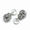 Thailand 925 Sterling Silver Charms STER-T002-39AS-2