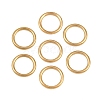 Ion Plating(IP) 304 Stainless Steel Closed Jump Rings STAS-G393-06G-16-1