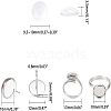 Unicraftale DIY Earring & Finger Ring Making Kits DIY-UN0001-45P-2