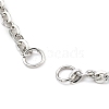304 Stainless Steel Cable Chains Bracelet Making AJEW-P119-01P-2