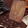 100PCS Cross Tibetan Style Alloy Pendants TIBEP-UN0001-10-2