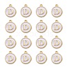 Golden Plated Alloy Charms X-ENAM-S118-01D-2