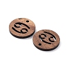 Walnut Wood Laser Cut Pendants WOOD-Q051-06I-2