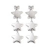 304 Stainless Steel Stud Earrings EJEW-S226-10P-03-2