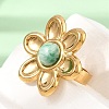 304 Stainless Steel Cuff Open Rings for Women GG-CBA7994-02G-12-2