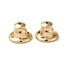 Rack Plating Brass Ear Nuts X-KK-G480-06LG-1