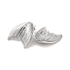 Non-Tarnish Mermaid Tail 304 Stainless Steel Stud Earrings for Women EJEW-L272-004P-2