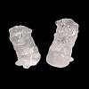 Natural Rose Quartz Sculpture Display Decorations DJEW-Q002-01H-3