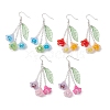 Acrylic Dangle Earrings EJEW-TA00600-2