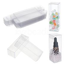  30Pcs Rectangle Transparent Plastic PVC Box Gift Packaging CON-NB0002-11