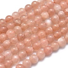 Natural Sunstone Beads Strands G-K305-23-C