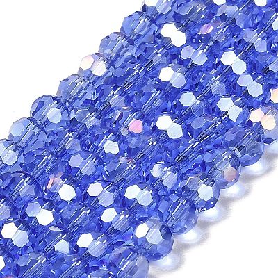 Transparent Glass Beads LS-EGLA-A035-T6mm-B14-1