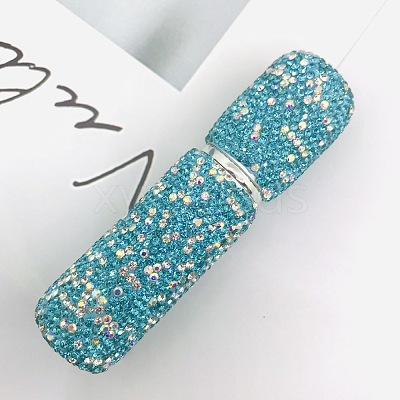 Plastic & Rhinestone Spray Bottle PW-WG77027-04-1