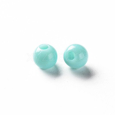 Opaque Acrylic Beads MACR-S370-C6mm-SS2107-1