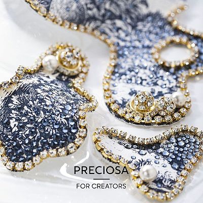 Preciosa® MAXIMA Crystal Round Stones Y-PRC-RBSS29-90300-1