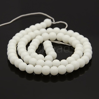 Round Glass Beads Strands GLAA-A025-6mm-03-1