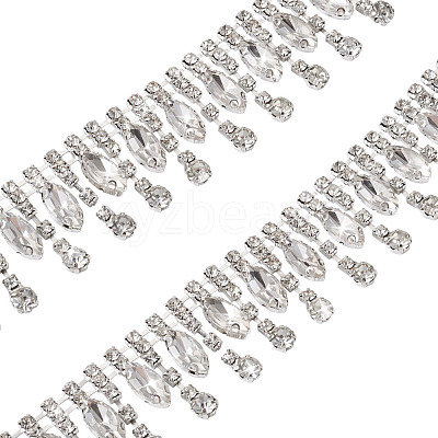 Iron Crystal Rhinestone Cup Chain CH-CW0001-02-1