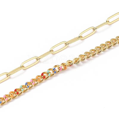 Chain Necklaces NJEW-JN03229-04-1