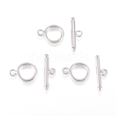 Brass Toggle Clasps KK-L189-23-1