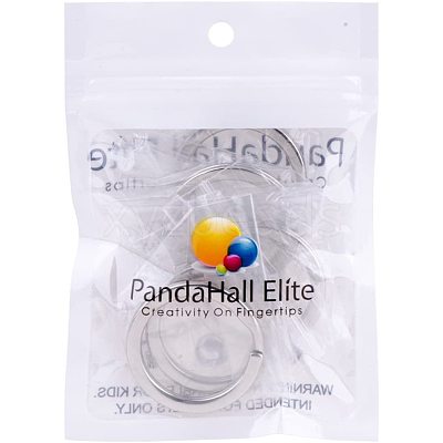 304 Stainless Steel Keychain Clasp Findings STAS-PH0002-22P-1
