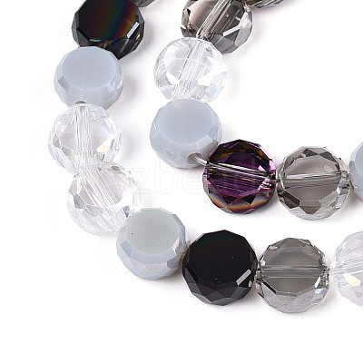 Electroplate Glass Beads Strands EGLA-N022-03A-A01-1