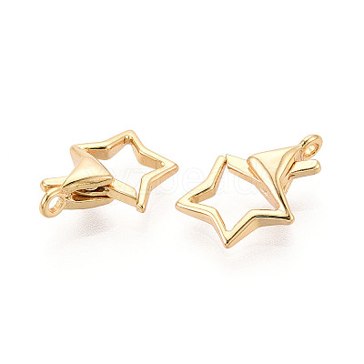 Brass Lobster Claw Clasps KK-T078-23G-1