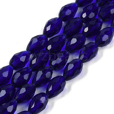 Transparent Glass Beads Strands EGLA-N013-T10mm-D07-1