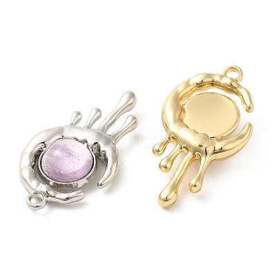 Transparent Resin Pendants PALLOY-P303-08-1