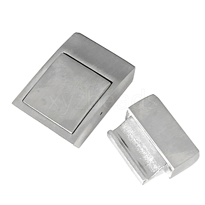 Tarnish Resistant 304 Stainless Steel Bayonet Clasps STAS-E440-01P-1