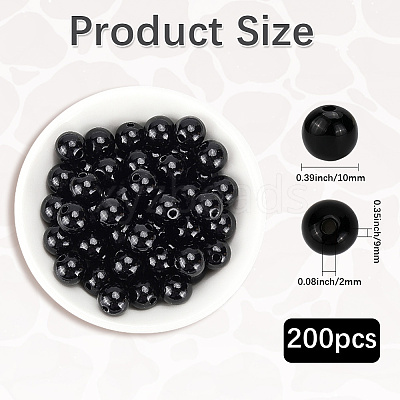 Opaque Acrylic Beads MACR-SP0001-85E-1