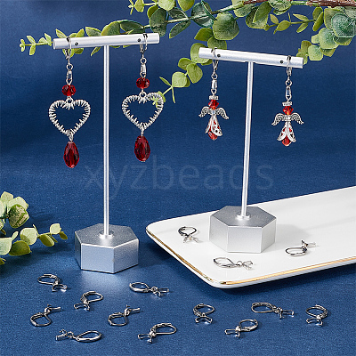 40Pcs 304 Stainless Steel Leverback Earring Findings STAS-SC0009-31P-1