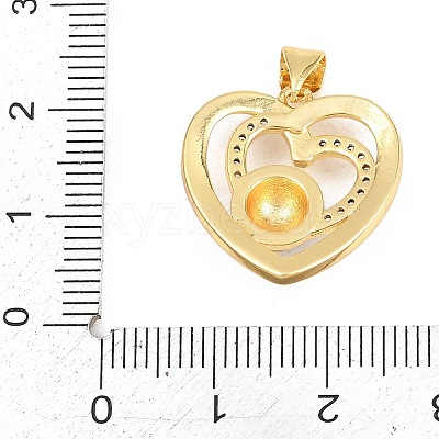 Football Brass Micro Pave Cubic Zirconia Pendants KK-A297-09D-G-1