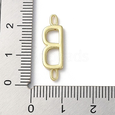 Rack Plating Brass Connector Charms KK-P245-07G-B-1