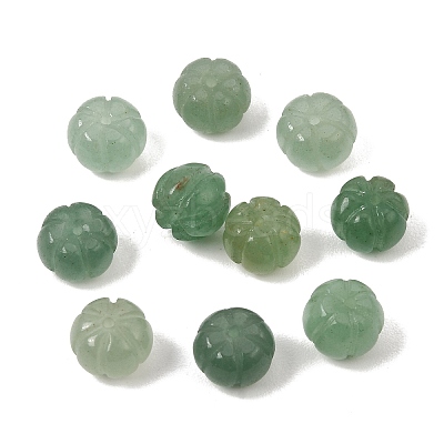 Natural Green Aventurine Carved Beads GG-CBA0BEB-11-1