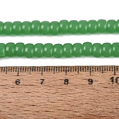 Imitation Jade Glass Beads Strands GLAA-NH0002-A01-B03-1