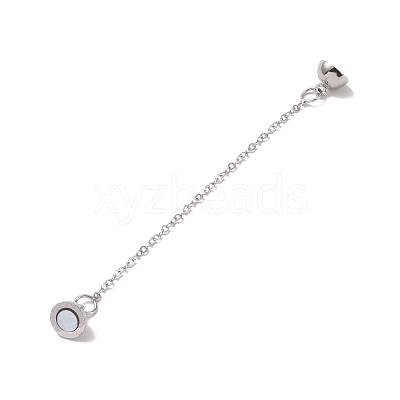 Brass Magnetic Clasp with Cable Safety Chain KK-F839-036P-1